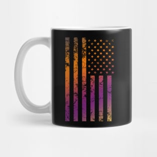 Retro American Flag Mug